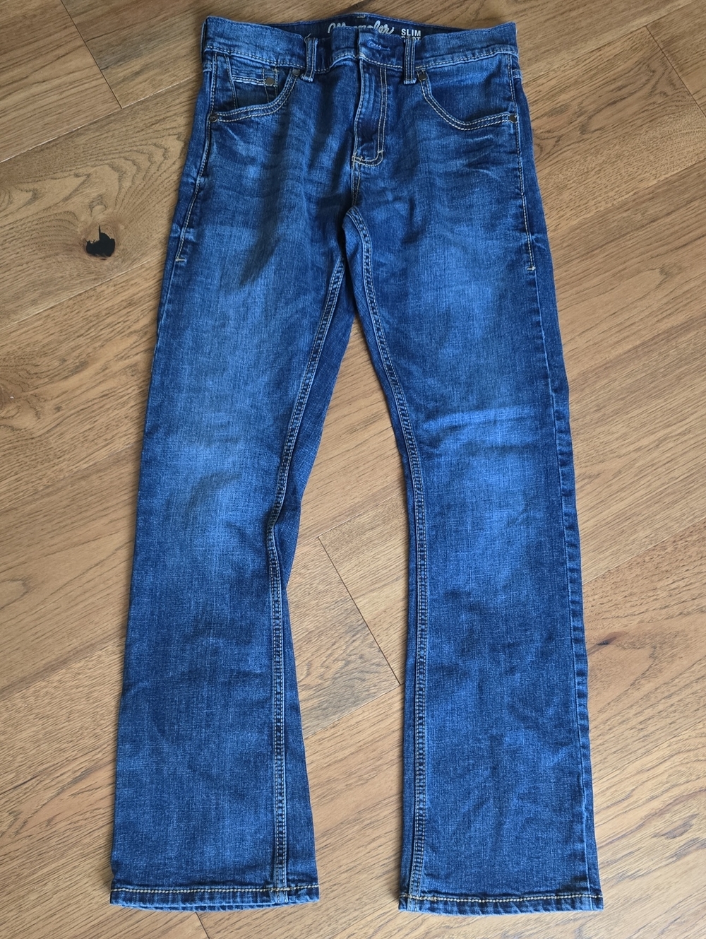 Wrangler Retro Slim Straight Men's Jeans in Dark Blue